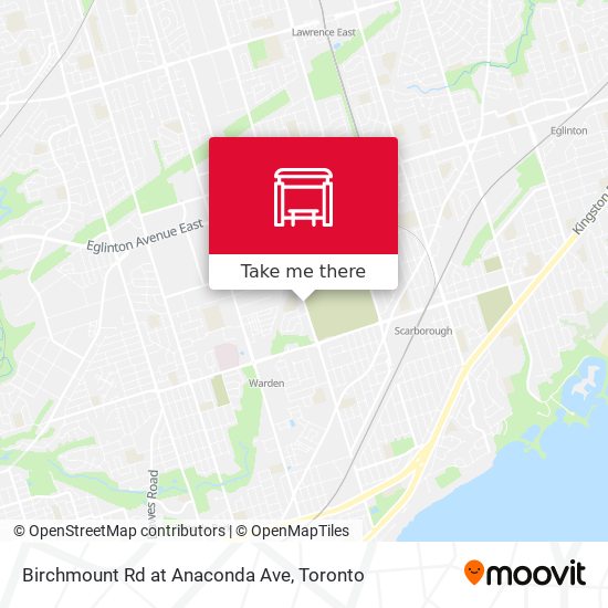 Birchmount Rd at Anaconda Ave plan