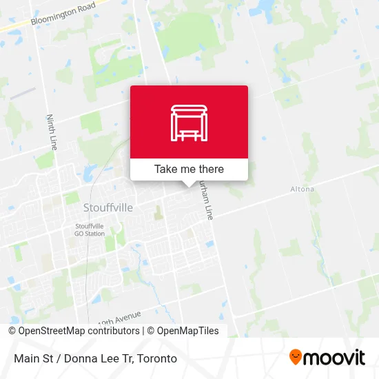 Main St / Donna Lee Tr map