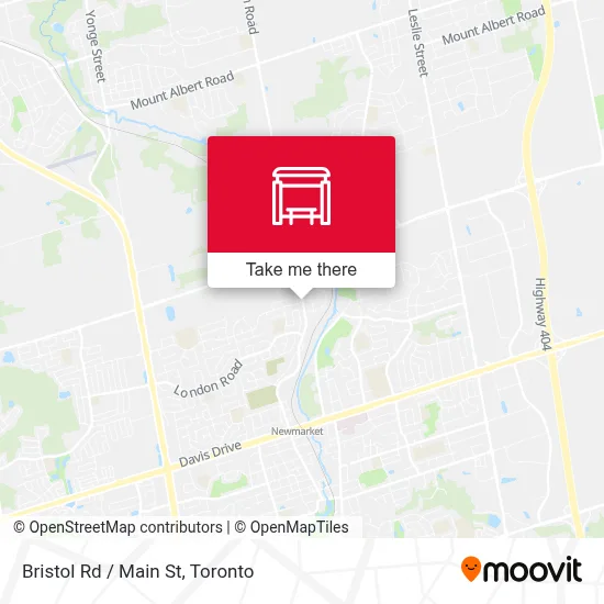 Bristol Rd / Main St map