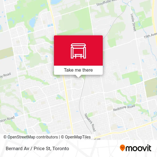 Bernard Av / Price St map