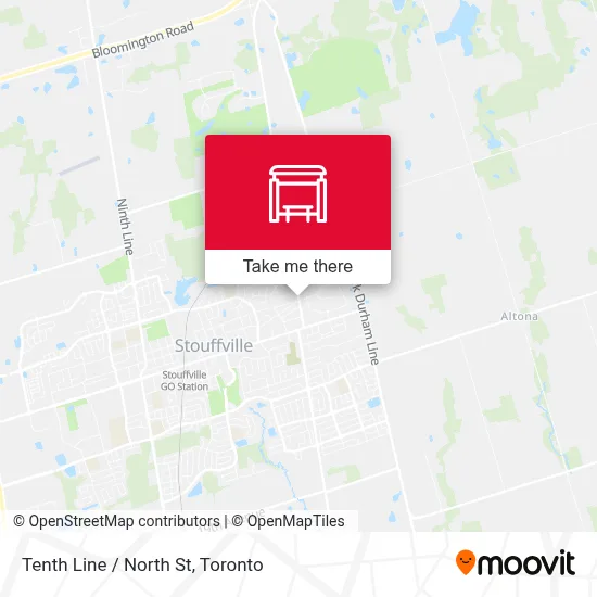 Tenth Line / North St plan