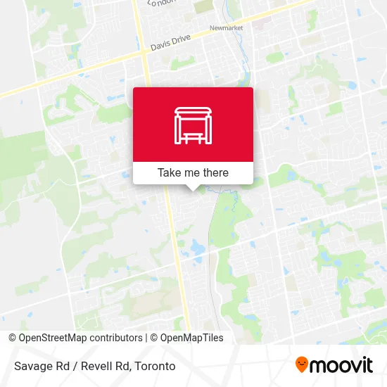 Savage Rd / Revell Rd map