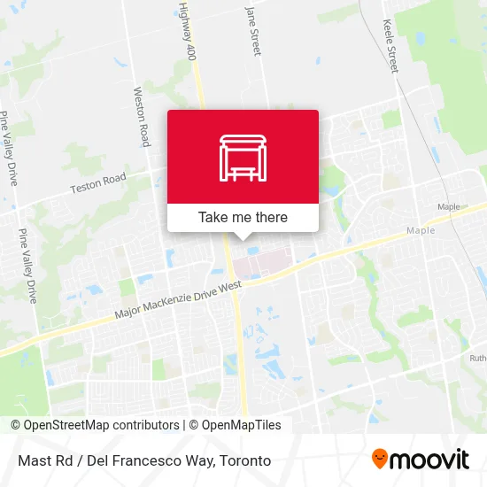 Mast Rd / Del Francesco Way map