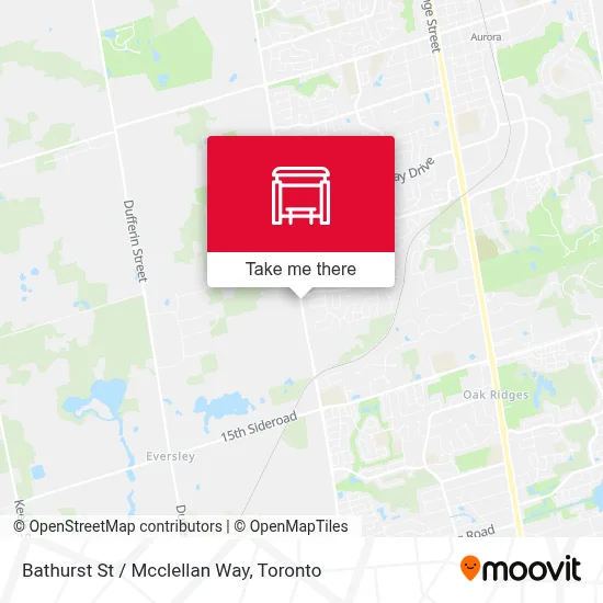 Bathurst St / Mcclellan Way plan