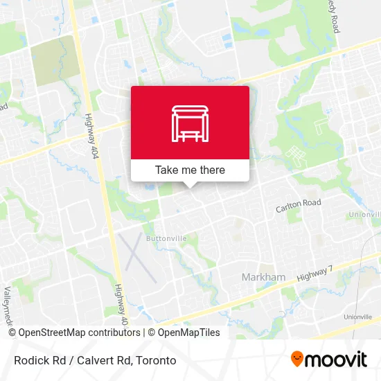 Rodick Rd / Calvert Rd map