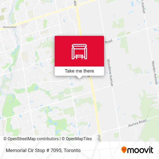Memorial Cir Stop # 7095 map