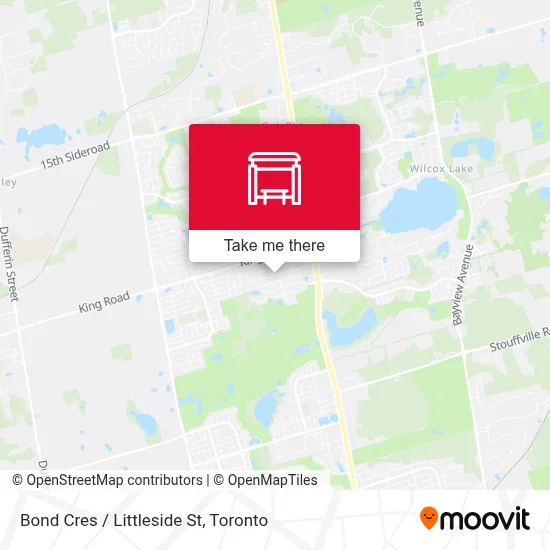 Bond Cres / Littleside St map