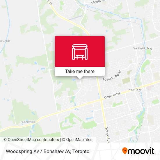 Woodspring Av / Bonshaw Av map