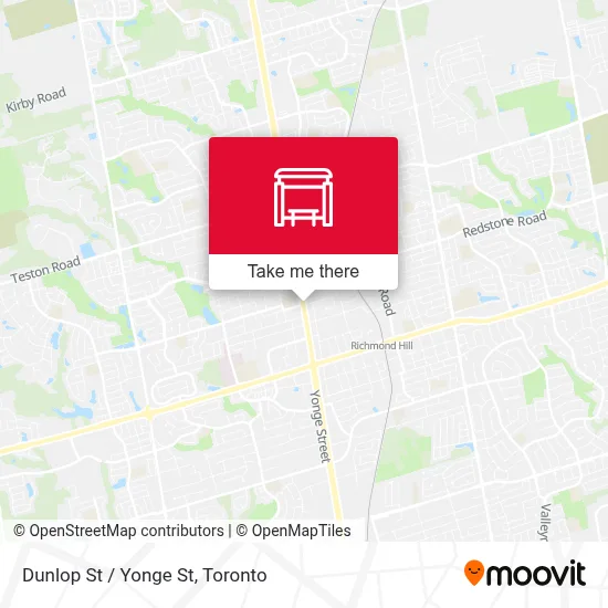 Dunlop St / Yonge St map
