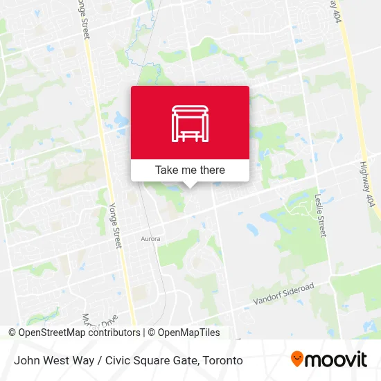 John West Way / Civic Square Gate map