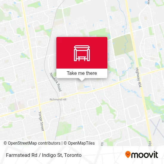 Farmstead Rd / Indigo St map