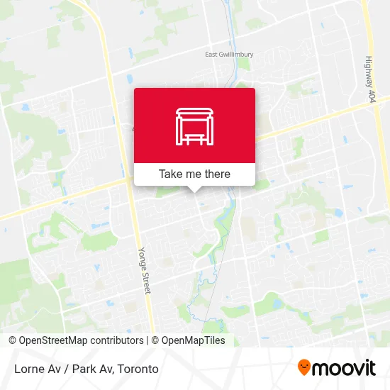 Lorne Av / Park Av map