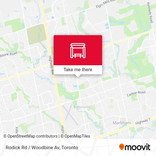 Rodick Rd / Woodbine Av map