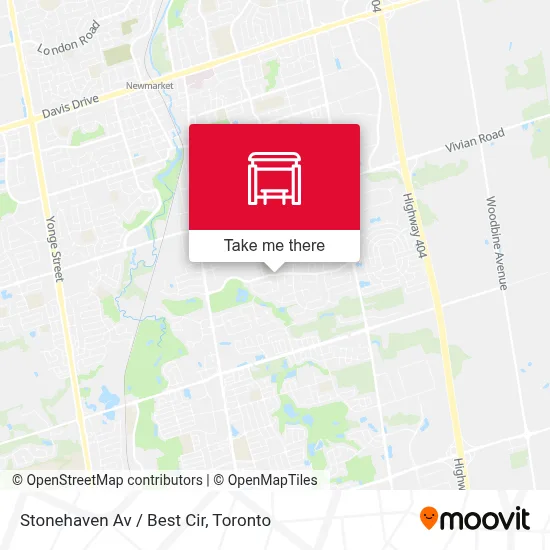 Stonehaven Av / Best Cir map