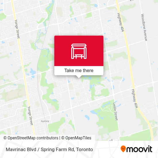Mavrinac Blvd / Spring Farm Rd plan