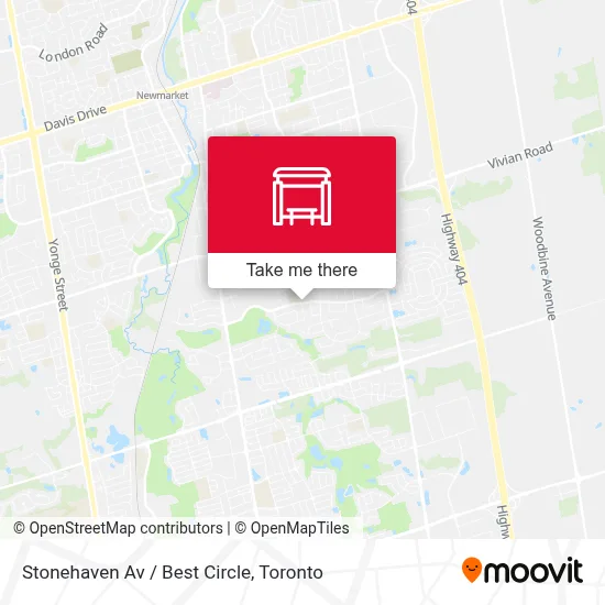 Stonehaven Av / Best Circle map