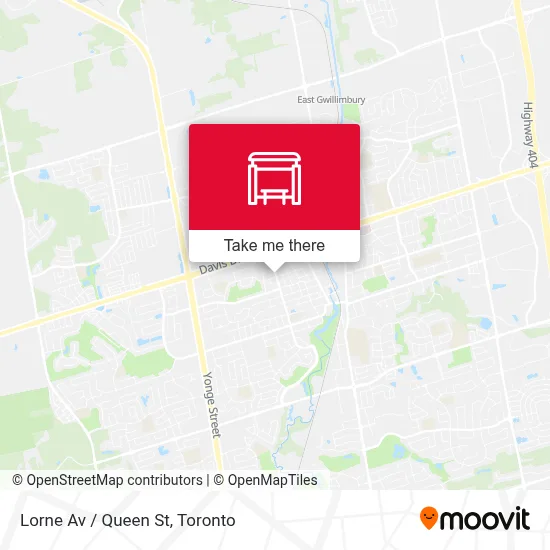 Lorne Av / Queen St map