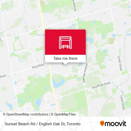 Sunset Beach Rd / English Oak Dr map