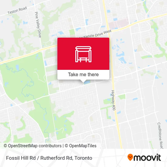Fossil Hill Rd / Rutherford Rd map
