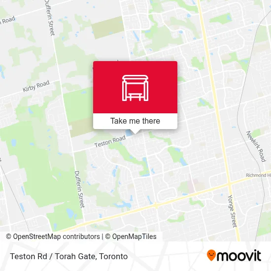 Teston Rd / Torah Gate map