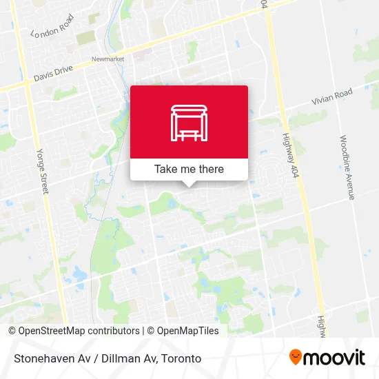 Stonehaven Av / Dillman Av map