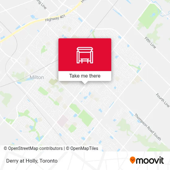 Derry at Holly map