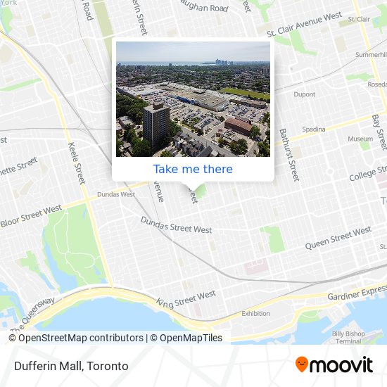 Dufferin Mall map