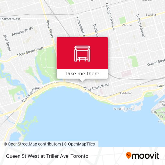 Queen St West at Triller Ave plan
