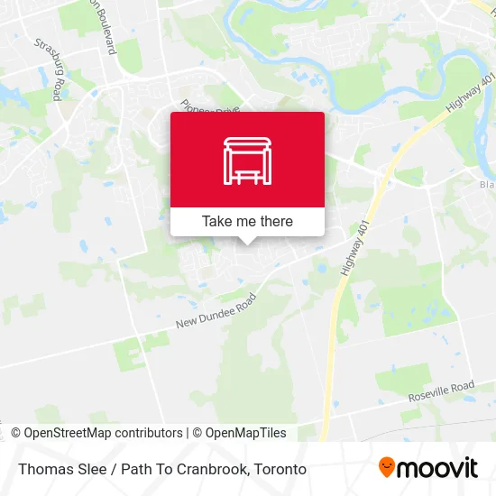 Thomas Slee / Path To Cranbrook map