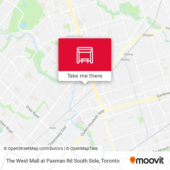 The West Mall at Paxman Rd South Side map