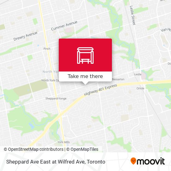 Sheppard Ave East at Wilfred Ave plan