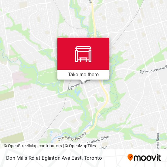 Don Mills Rd at Eglinton Ave East map
