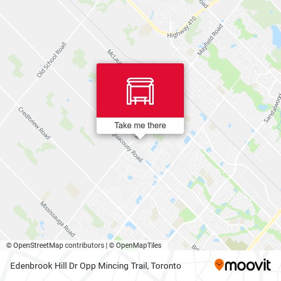 Edenbrook Hill Dr Opp Mincing Trail map