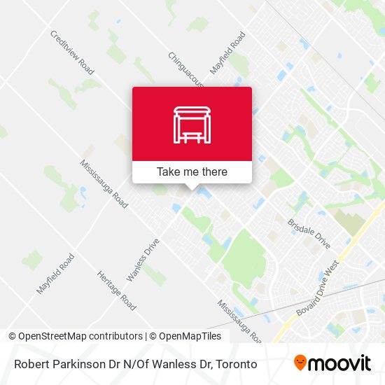 Robert Parkinson Dr N / Of Wanless Dr map