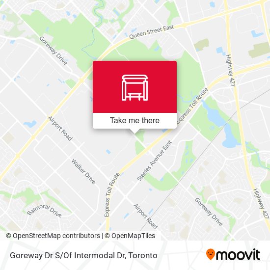 Goreway Dr S/Of Intermodal Dr map