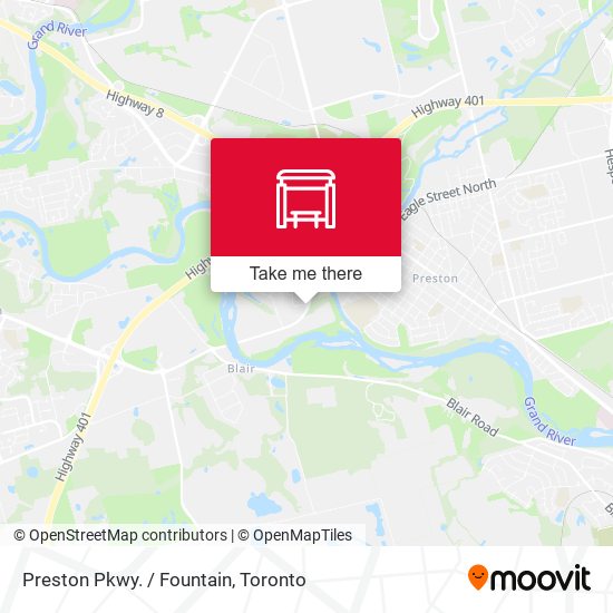 Preston Pkwy. / Fountain map