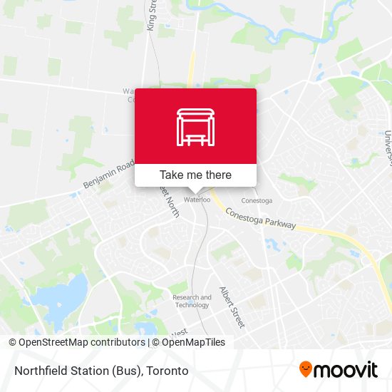 Northfield Station (Bus) map