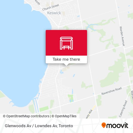 Glenwoods Av / Lowndes Av map