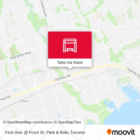 First Ave. @ Front St. Park & Ride map