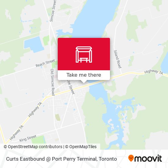 Curts Eastbound @ Port Perry Terminal map
