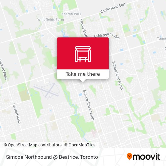 Simcoe Northbound Beatrice stop Routes Schedules and Fares