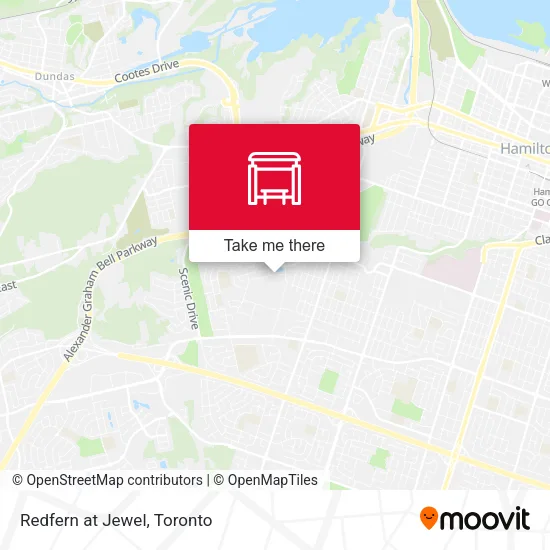Redfern at Jewel map
