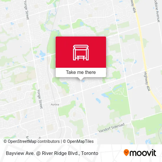 Bayview Ave. @ River Ridge Blvd. map