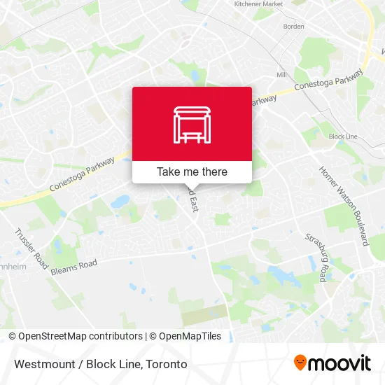 Westmount / Block Line map