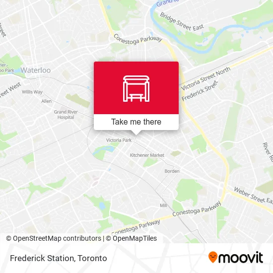 Frederick Station map