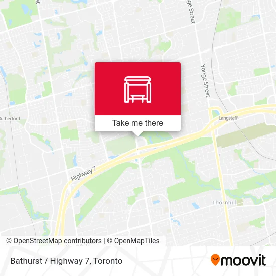 Bathurst / Highway 7 map