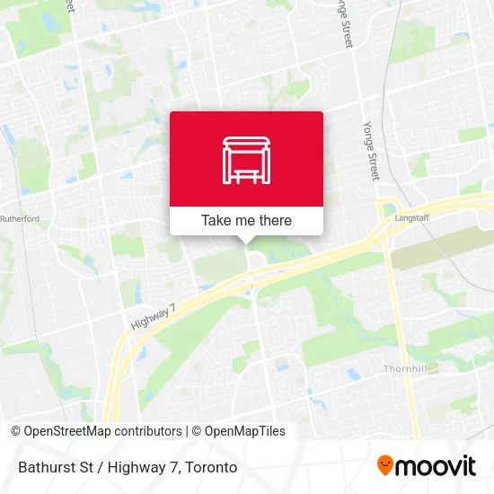 Bathurst St / Highway 7 plan