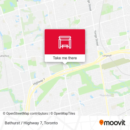 Bathurst / Highway 7 map