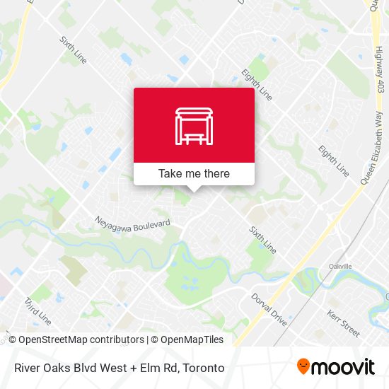 River Oaks Blvd West + Elm Rd map