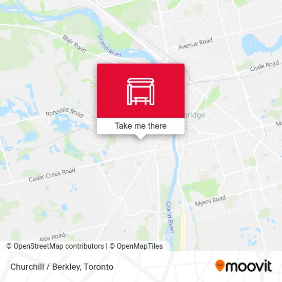 Churchill / Berkley map